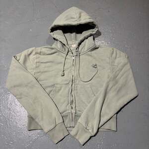 Brandy Melville Y2K Cropped Zipup Hoodie